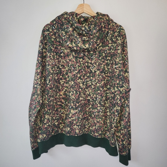 Nike Green Floral Sweatsuit Size Large Hoodie Streetwear Sweatpants Loungewear - Picture 3 of 8